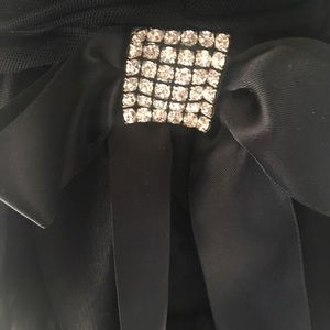 Short formal black dress